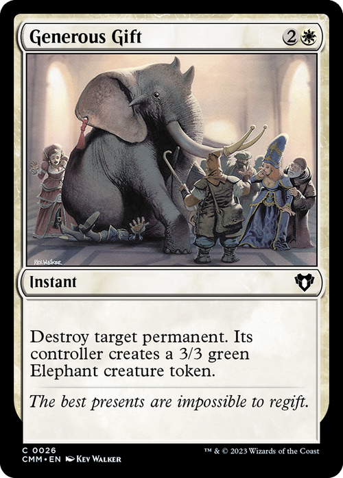 Generous Gift (CMM-026) - Commander Masters