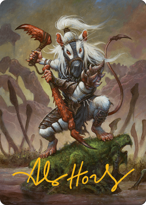 Ink-Eyes, Servant of Oni // Ink-Eyes, Servant of Oni (ABLB-050) - Bloomburrow Art Series (Borderless) Foil
