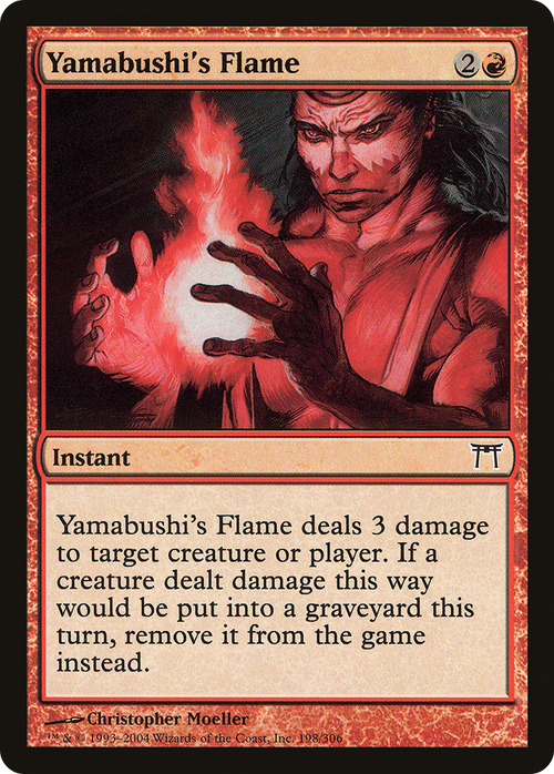 Yamabushi's Flame (CHK-198) - Champions of Kamigawa