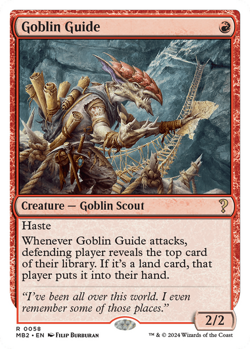 Goblin Guide (White Border) (MB2-058) - Mystery Booster 2
