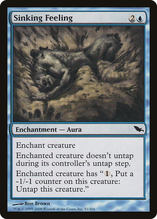 Sinking Feeling (SHM-051) - Shadowmoor Foil