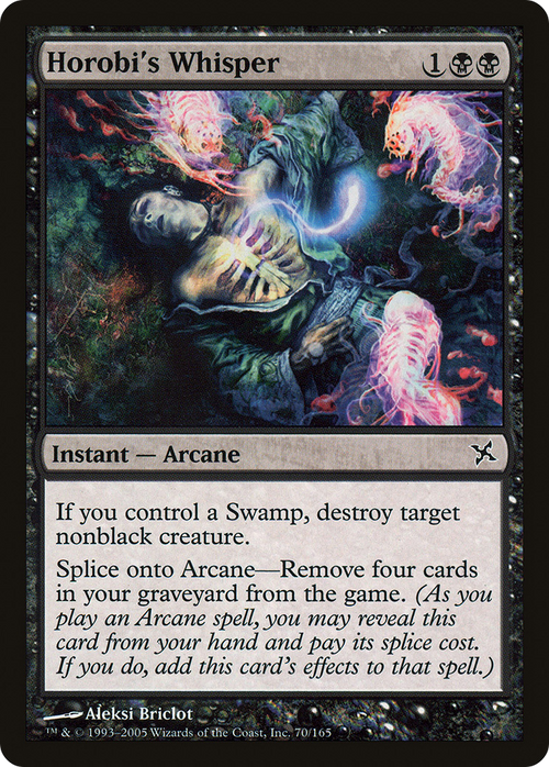 Horobi's Whisper (BOK-070) - Betrayers of Kamigawa Foil