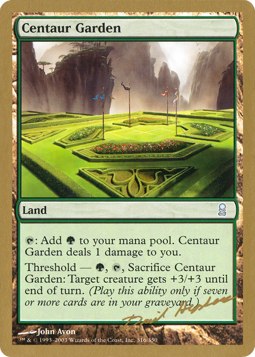Centaur Garden - 2003 Dave Humpherys (ODY) (WCD-DH316) - World Championship Decks 2003