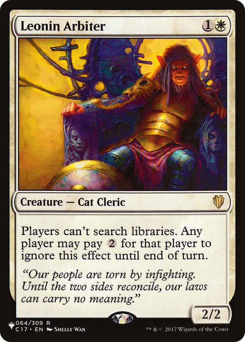 Leonin Arbiter (LIST-C17-64) - The List