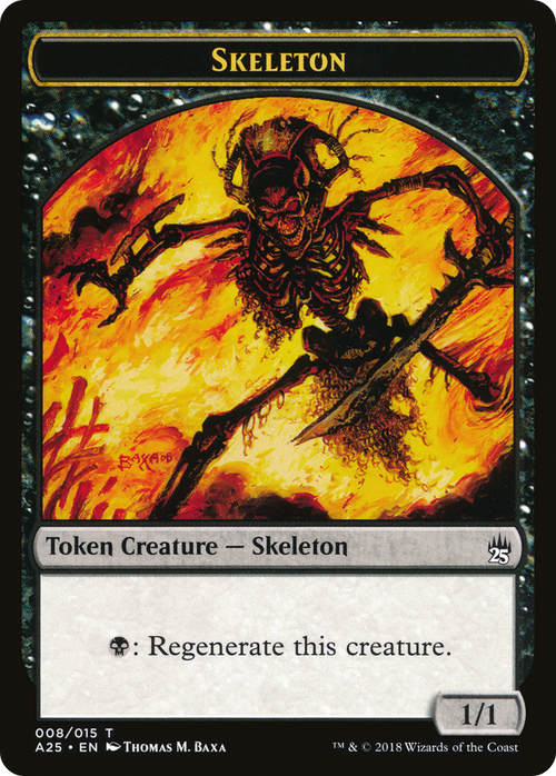 Skeleton Token (008) (A25-008) - Masters 25 Tokens