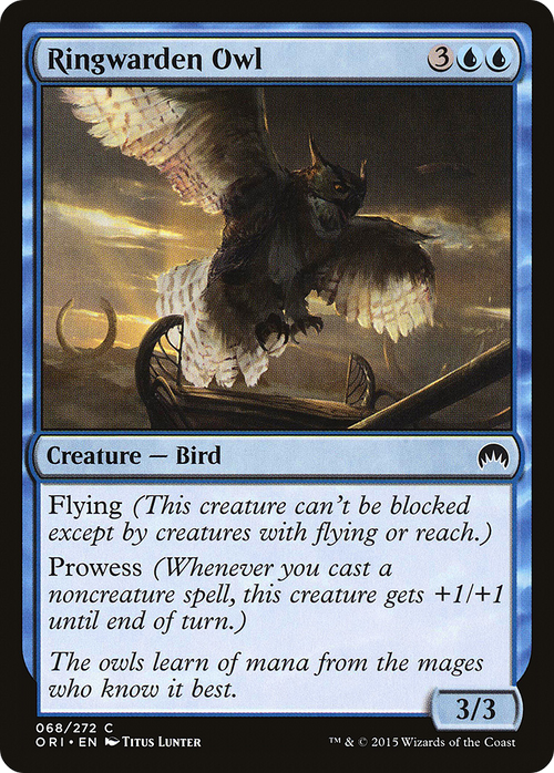 Ringwarden Owl (ORI-068) - Magic Origins
