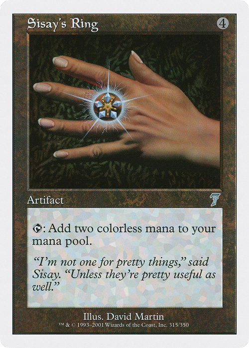 Sisay's Ring (7ED-315) - 7th Edition