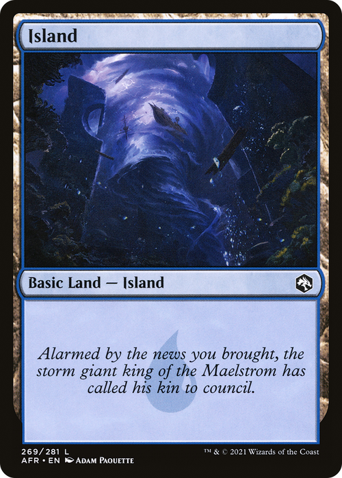Island (269) (AFR-269) - Adventures in the Forgotten Realms Foil