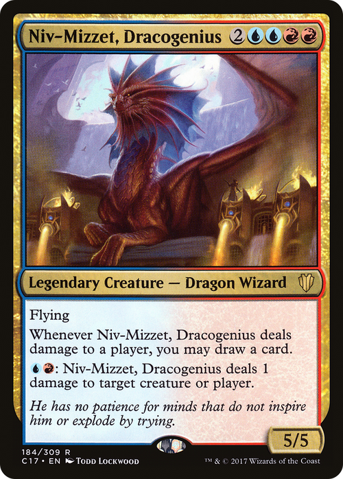 Niv-Mizzet, Dracogenius (C17-184) - Commander 2017