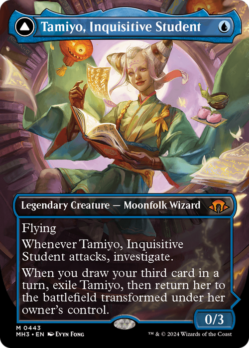 Tamiyo, Inquisitive Student (Borderless) (MH3-443) - Modern Horizons 3 Foil