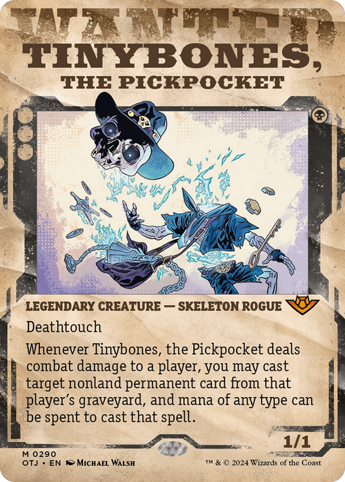 Tinybones, the Pickpocket (Showcase) (OTJ-290) - Outlaws of Thunder Junction: (Showcase) (Borderless)