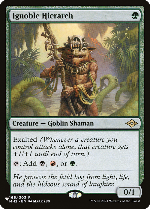Ignoble Hierarch (LIST-MH2-166) - The List