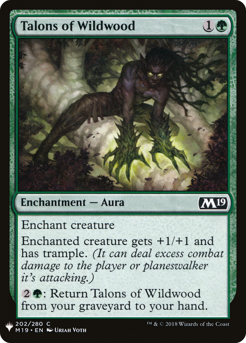 Talons of Wildwood (LIST-M19-202) - The List