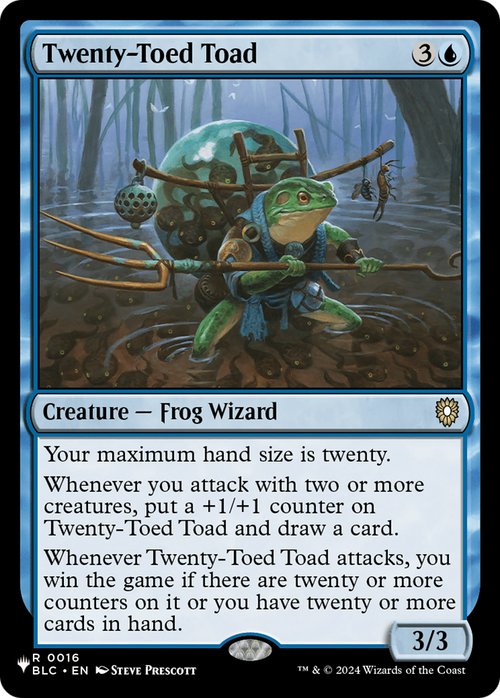 Twenty-Toed Toad (LIST-0016) - The List