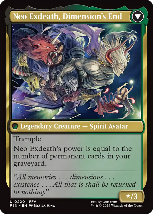 Exdeath, Void Warlock (FIN-220) - FINAL FANTASY Foil
