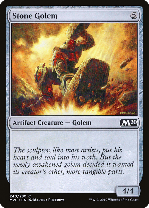 Stone Golem (M20-240) - Core Set 2020