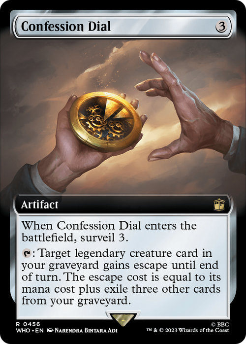Confession Dial (Extended Art) (WHO-456) - Doctor Who: (Extended Art)