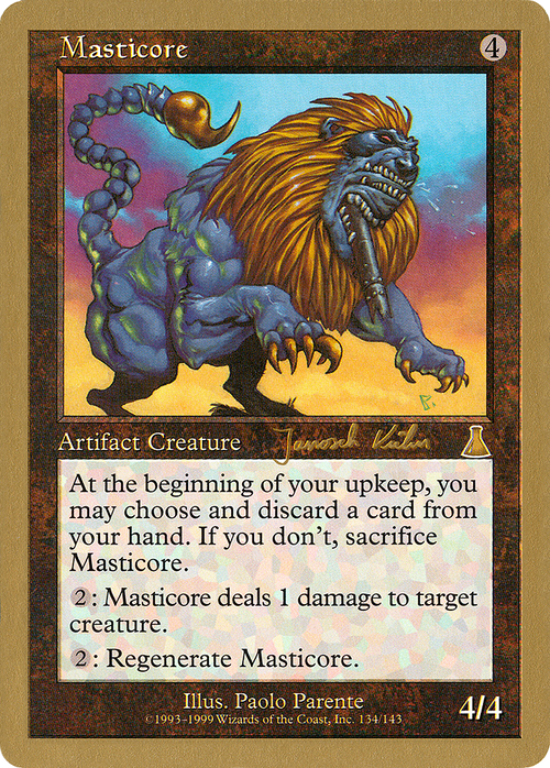 Masticore - 2000 Janosch Kuhn (UDS) (WCD-) - World Championship Decks 2000