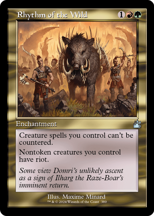 Rhythm of the Wild (Retro Frame) (RVR-380) - Ravnica Remastered Foil