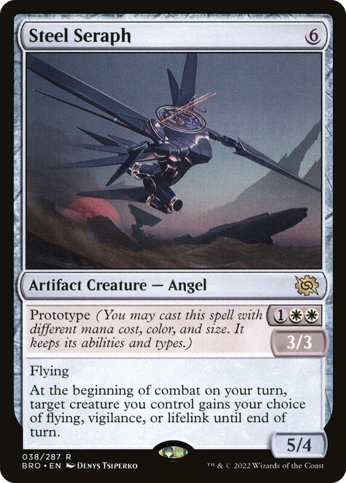 Steel Seraph (BRO-038) - The Brothers' War Foil