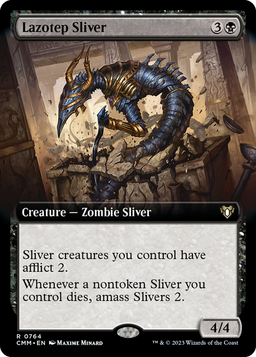 Lazotep Sliver (Extended Art) (CMM-764) - Commander Masters: (Extended Art) Foil