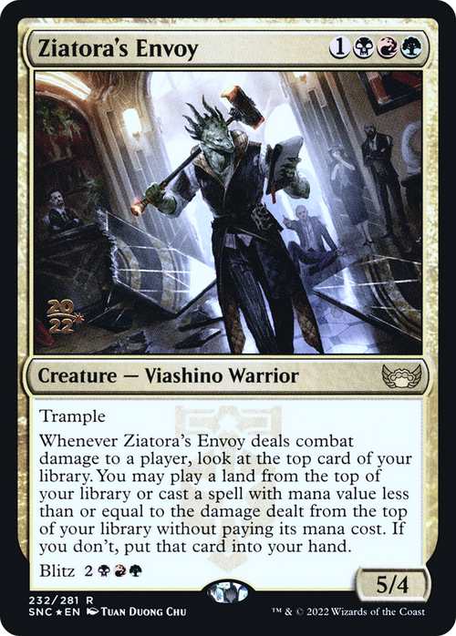 Ziatora's Envoy (PRE-232) - Streets of New Capenna Promos Foil