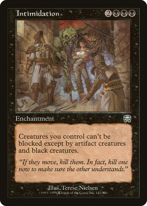 Intimidation (MMQ-142) - Mercadian Masques