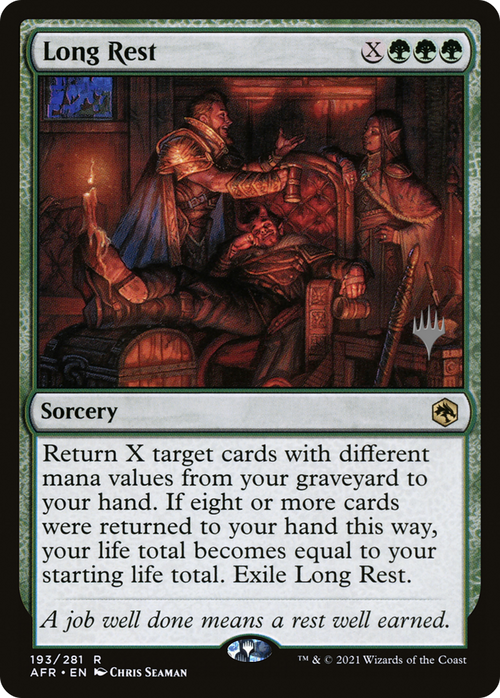 Long Rest (PPAFR-193P) - Adventures in the Forgotten Realms Promos Foil