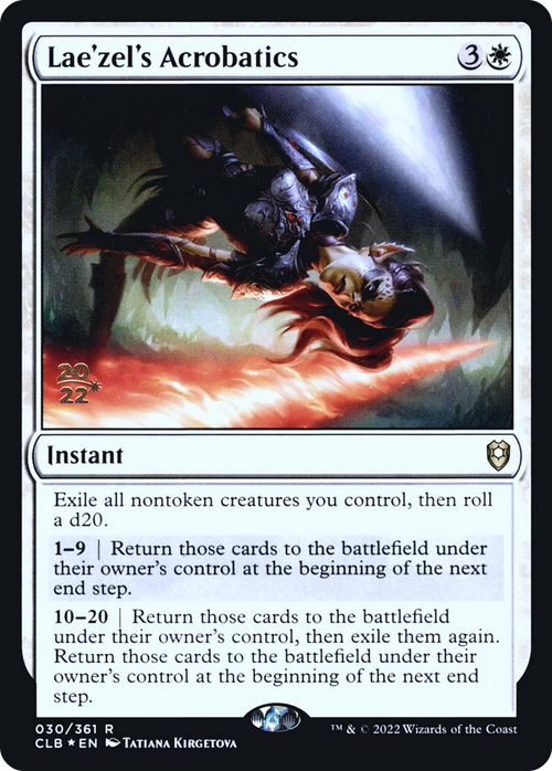 Lae'zel's Acrobatics (PRE-030) - Battle for Baldur's Gate Promos Foil
