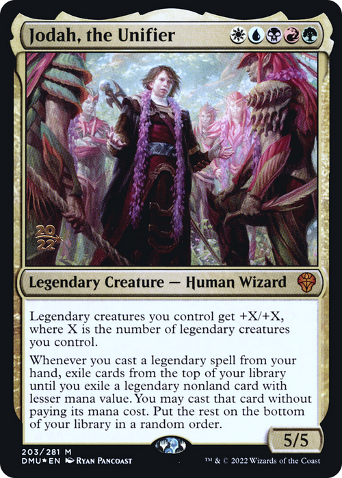 Jodah, the Unifier (PRE-203) - Dominaria United Promos Foil