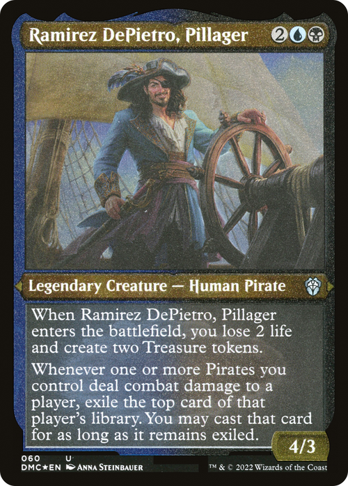 Ramirez DePietro, Pillager (Foil Etched) (DMC-060) - Dominaria United Commander Foil