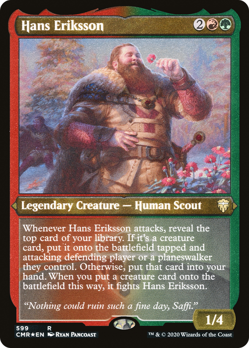 Hans Eriksson (Foil Etched) (CMR-599) - Commander Legends Etched Foil