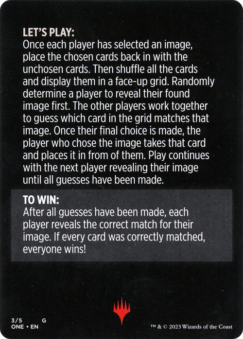 Cyber Simulacrum // Cyber Simulacrum (cont'd) (MONE-003) - Phyrexia: All Will Be One Minigames Foil