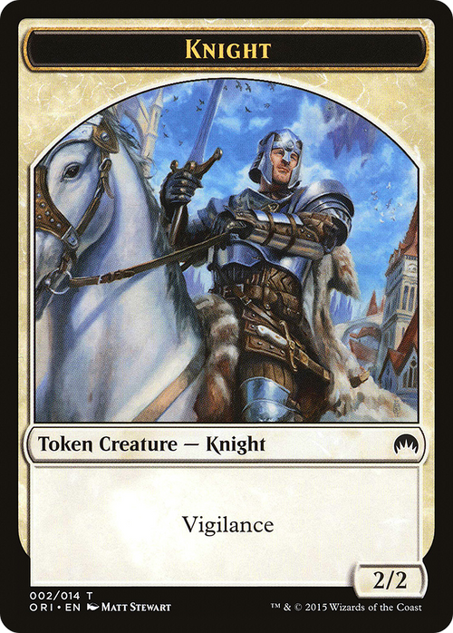 Knight Token (ORI-002) - Magic Origins Tokens