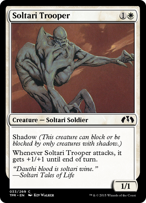 Soltari Trooper (TPR-033) - Tempest Remastered Foil