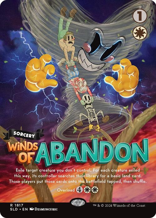Winds of Abandon (SLD-1817) - Secret Lair Drop (Borderless) Foil