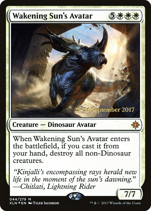 Wakening Sun's Avatar (PRE-44S) - Ixalan Promos Foil