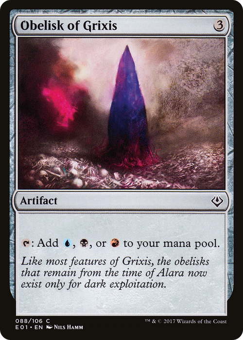 Obelisk of Grixis (AC2-088) - Archenemy: Nicol Bolas