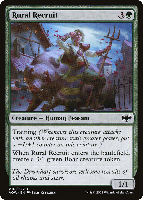 Rural Recruit (VOW-216) - Innistrad: Crimson Vow