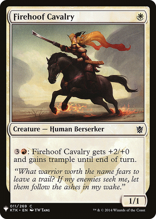 Firehoof Cavalry (LIST-KTK-11) - The List