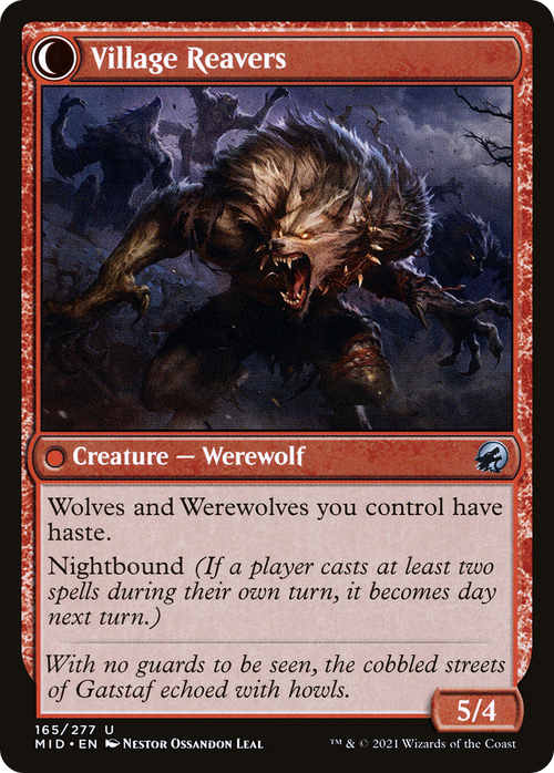 Village Watch (MID-165) - Innistrad: Midnight Hunt: (Double Faced Transform)