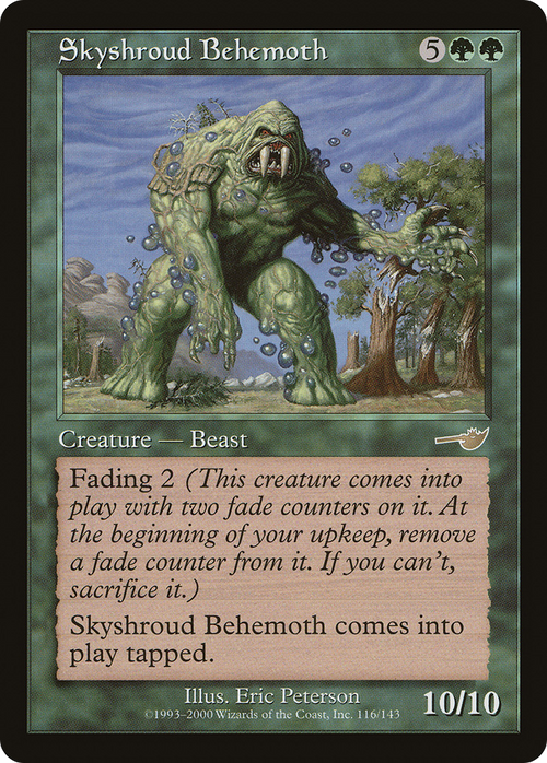 Skyshroud Behemoth (NMS-116) - Nemesis Foil