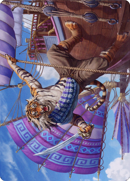 Jedit Ojanen, Mercenary // Jedit Ojanen, Mercenary (ADMU-048) - Dominaria United Art Series (Borderless) Foil