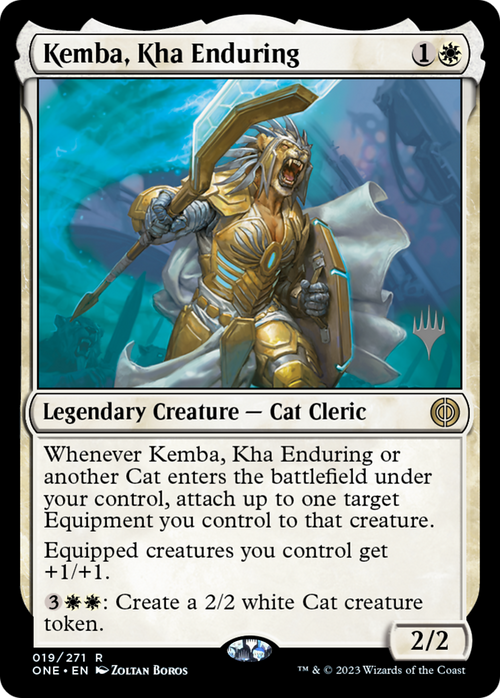 Kemba, Kha Enduring (PPONE-019) - Phyrexia: All Will Be One Promos Foil