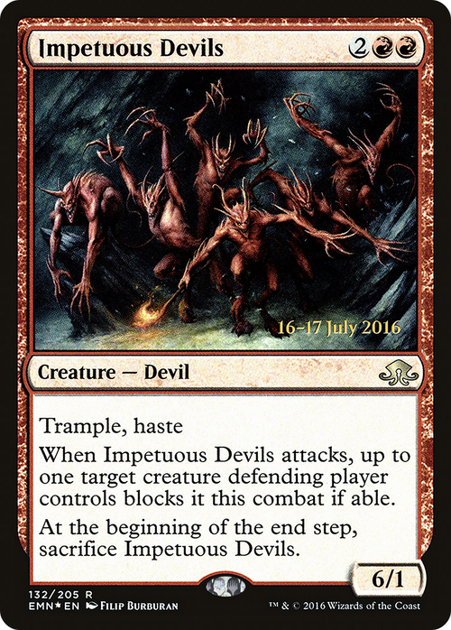 Impetuous Devils (PRE-132S) - Eldritch Moon Promos Foil