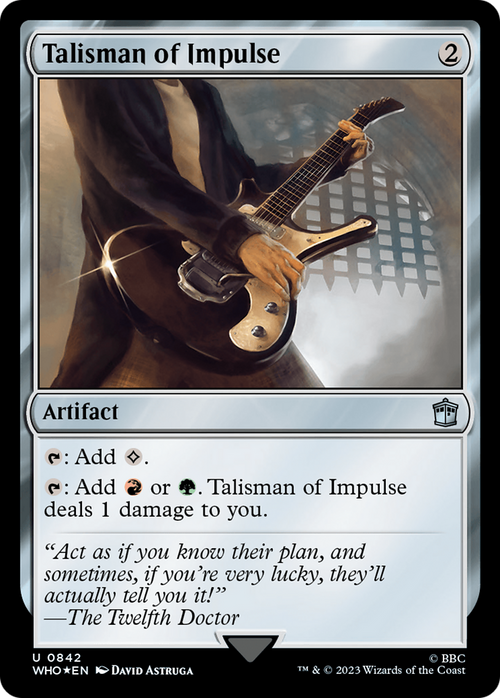 Talisman of Impulse (Surge Foil) (WHO-842) - Doctor Who Foil