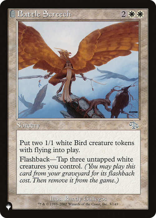 Battle Screech (LIST-JUD-3) - The List: (tombstone)
