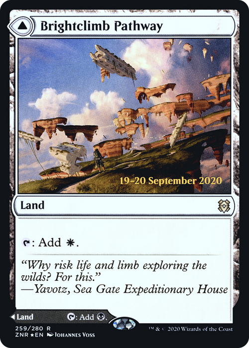 Brightclimb Pathway (PRE-259S) - Zendikar Rising Promos Foil