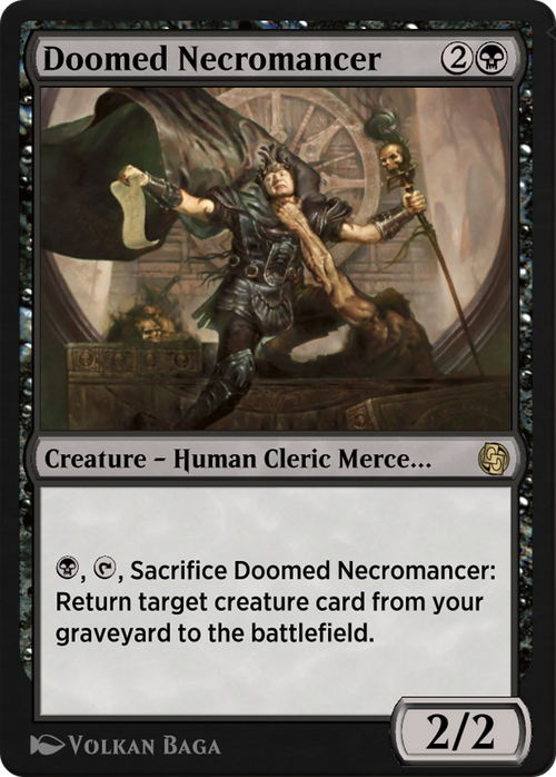 Doomed Necromancer (AJMP-137) - Jumpstart Arena Exclusives