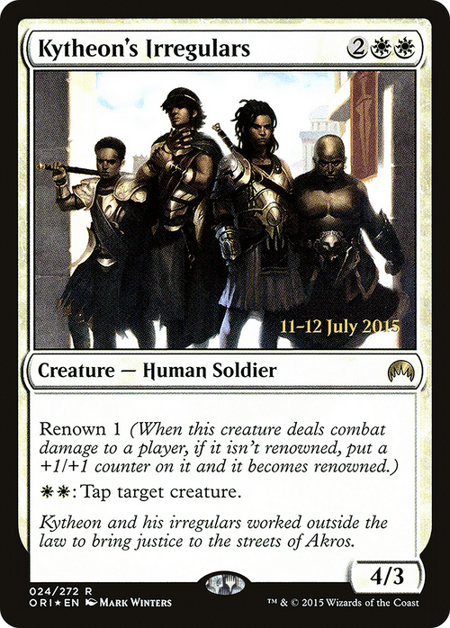 Kytheon's Irregulars (PRE-24S) - Magic Origins Promos Foil